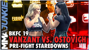 Vanzant and ostovich will collide this friday night (july 23) at bkfc 19. Eujjlkqvhvs3gm