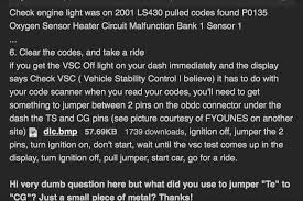 Clear Check Vsc Light Instructions Clear Check Light Coding