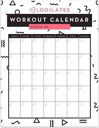 Try a fitness log to introduce new exercises or routines. 9 Free Workout Calendar Templates To Plan Your Exercise Habit
