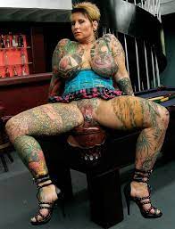 Blackwidow XXX Tattooed MILF whore - 1