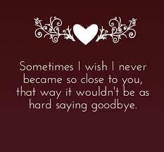 Then after our first kiss i was scared to fall in love with you. Wish I Never Met You Quotes For Separated Love Couples