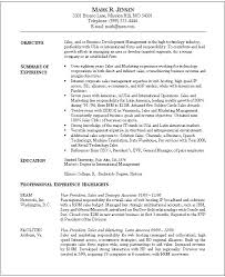 resume objective for sales and