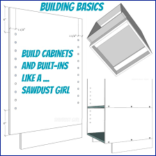 Some cabinet plans include building directions, diagrams, material lists, tool lists, photos. Cabinet And Built In Building Basics Sawdust Girl