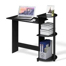 449 computer desk space saver products are offered for sale by suppliers on alibaba.com. Furinno Compact Computer Desk With Shelves Americano Black 11181am Bk Walmart Com Walmart Com