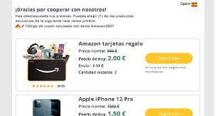 Todo amazon.com boletín es revisado por nosotros para descuentos, y tenemos contacto directo con cientos de tiendas web. Cuidado Con Esta Encuesta De Amazon La Estafa En La Que Te Ofrecen El Iphone 12 Y La Ps5 Para Robarte