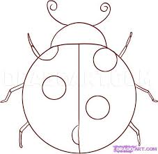 We'll just draw the right sign. How To Draw A Ladybug Step By Step Drawing Guide By Dawn Dragoart Com
