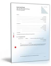 Wohnungseinrichtung Kaufvertrag
