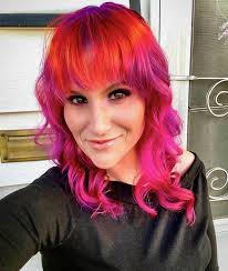 My hair has gotten so long!😱 For my next hair color I'm thinking I was  going to do pastel purple 🤔🤗 OH! OH! My sister, who has never colored her  hair in