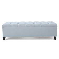Noble House Ottilie Light Sky Blue Fabric Storage Bench Light Sky Blue Dark Brown Storage Bench Upholstered Storage Upholstered Storage Bench Find great deals on ebay for ottoman coffee table.