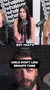 Girls Don't Like Brian's Tone #Whateverdatingpodcast #Whateverpodcast  #Podcast #Whateverclips #Whatever