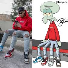 That way you can identify characters. Australian Artist Imagines Famous Cartoon Characters Wearing Fashionable Clothes 23 Pics Bored Panda