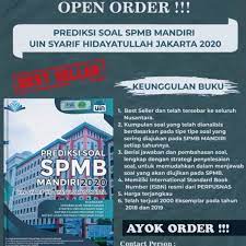 Soal try out ucun bahasa indonesia sma prodi ipa dki jakarta tahun 2019. Buku Prediksi Soal Spmb Mandiri Uin Syarif Hidayatullah Jakarta 2020 Shopee Indonesia