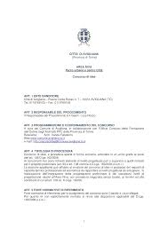 Citt&agrave; di Avigliana - Ordine Architetti PPC Foggia