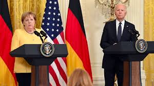 I don't want a show dog, i just want a pet.. Merkel Trifft Biden Im Weissen Haus