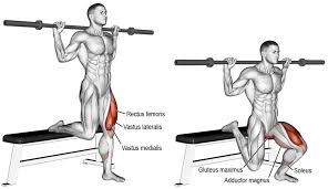 Comment Effectuer L Exercice Fente Unilateral Avec Barre En Musculation Musculation Cuisse Musculation Musculation Jambes