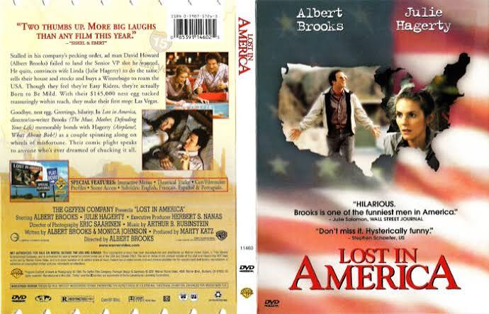 LOST IN AMERICA (1985) R1 DVD COVER & LABEL - DVDcover.Com