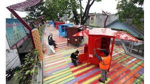 Skywalk Cihampelas Bandung Sepi Pengunjung Pkl Mengaku Alami Kerugian Tribun Jabar