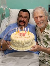 Steven Seagal celebrated his 74th birthday with two close friends,  Sylvester Stallone and Van Damme ** '' The Birthday That Felt Like a  Reunion '' There is something deeply satisfying about