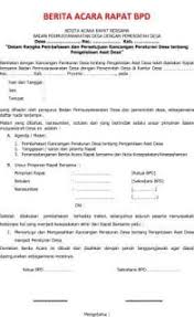 Sop.001/kj/2010 standar operasional prosedur (sop) sekretariat kepada ppid dan/atau unit kerja pengelola informasi, naskah dan soft copy hasil rapat berupa laporan singkat, catatan rapat dan risalah rapat. Berita Acara Dan Notulen Rapat Persetujuan Perdes Aset Desa Format Administrasi Desa