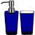 Small Dark Blue Bathroom