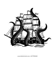 Colossal Octopus Attacking Ship Hi-Res Stock Photography And Images - Alamy