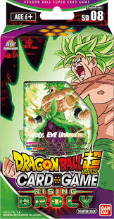 Maybe you would like to learn more about one of these? Dragon Ball Super Card Game Dbs Sd08 Series 6 Starter Deck Rising Broly Bandai Dragon Ball Super Dragon Ball Super Starter Decks Collector S Cache