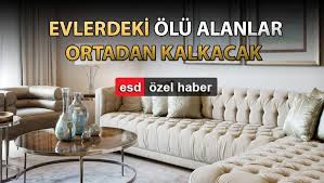 Daire, konutun büyüklüğü hakkında da bilgi verir. Konut Projelerinde Yeni Moda Bucuklu Oda