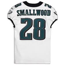 For one, the eagles have won both their playoff games this season wearing green. Wendell Smallwood Philadelphia Eagles Game Used 28 White Jersey From The 2017 18 And 2018 19