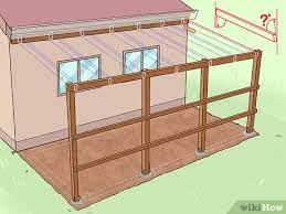 In addition, use a circular saw with a sharp blade to cut the components at the right size before. 6 Ways To Add A Lean To Onto A Shed Wikihow