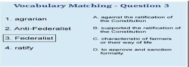U6c3l4 The Debate Over The Constitution Flashcards Quizlet