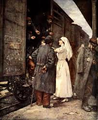 Railway Station Drawing Train Of The Wounded 1915 By Henri Gervex War Art Nurse Art Ww1 Art