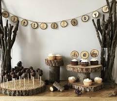 Enchanted Woodland Table Decor Place Settings With Natural Etsy Baby Shower Woodland Theme Woodland Baby Shower Decorations Rustic Baby Shower