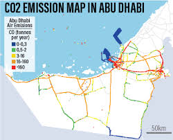 Abu dhabi map flag of the united arab emirates, uae png clipart. Abu Dhabi Pollution Map Paves Way For Emissions Crackdown The National