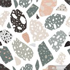 Glass plate on transparent background, clear glass showcase, realistic window mockup, acrylic and glass texture with. Modern Terrazzo Texture Seamless Pattern With Colored Stone Fractions Or Pieces Scattered On White Background Creative Vector Illustration For Fabric Print Wrapping Paper Wallpaper Flooring Blackout Window Curtain Pixers We