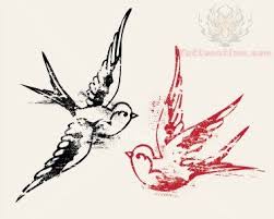 Small Bird With Red Neck And Chest Sparrow Swallow Tattoo Swallow Bird Tattoos Black Bird Tattoo