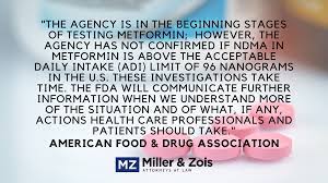 Metformin Ndma Cancer Lawsuits Maryland Injury Lawyer Blog