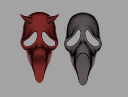 Free Scream Ghost Face Mask From Dead By Daylight For Cosplay 3d Print Model Ghost Face Mask Prints 3d Printable Models