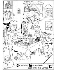 Download or print this amazing coloring page: Hidden Picture Pages Coloring Home