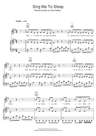Alan Walker Sing Me To Sleep Sheet Music And Printable Pdf Music Notes Sing Me To Sleep Alan Walker Sheet Music