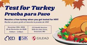 Test for Turkey - Free Turkey Giveaway