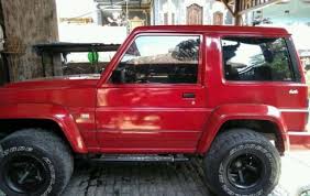 Ganti velg tapi jangan yang terlalu besar. 1996 Daihatsu Feroza Dijual 20086