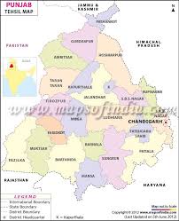 Tehsil Map Of Punjab Map India Images Punjab