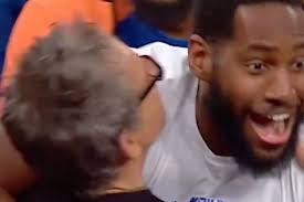 Ben Stiller Gets Hug from Excited Knicks Fan Who Made Half-Court Shot