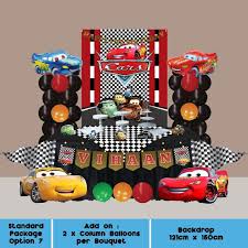Ramp up your engines for the disney cars 2 party supplies from party city! Mcqueen Cars Theme Standard Package Party Decoration For Birthday Price Start From Option 1 63 80 More Designs Themes Are Available For Your Backdrop Free Delivery Set Up And Tear Down Lifestyle Services