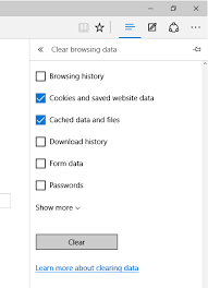 There will come a time when the information automatically deletes itself, at a new window should appear with a list of things you can remove from your windows 10 computer. Edge Win Clearing Cache And Cookies