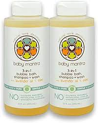 Gently wash the rest of baby with water and a small amount of soap. Baby Mantra 3 In 1 Natural Bubble Bath Shampoo And Body Wash Ewg Verified Bath Bubbles For Infants Toddlers And Kids With Sensitive Skin 12 Fluid Ounces Pack Of 2 Buy Online At