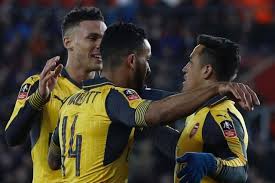 Get a report of the southampton vs. Southampton 0 Arsenal 5 Match Report Theo Walcott Hat Trick After Danny Welbeck Brace Sees Gunners Thrash Saints London Evening Standard Evening Standard