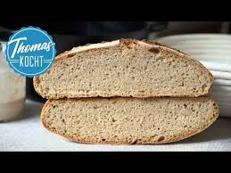 Bauernbrot Selber Backen Dinkel Roggen Mischbrot Thomas Kocht Youtube Bauernbrot Selber Backen Bauernbrot Brot Selber Backen