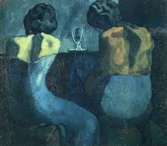 Pablo Picasso Two Women Sitting At A Bar 1902 Picasso Art Pablo Picasso Pablo Picasso Paintings