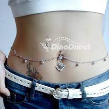 Chain Belly Button Piercing Belly Chain Belly Button Piercing Jewelry Bellybutton Piercings